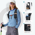 10L Hiking Backpack for Men Women Lightweight Foldable Small Daypack for Travel Camping Outdoor (Black / 10l)