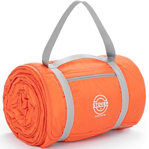 Large Waterproof Outdoor Stadium Blanket (01 - Game Day Orange)