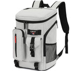 36 Cans Backpack Cooler Insulated Leakproof Soft Large Cooler Bag (Grey)
