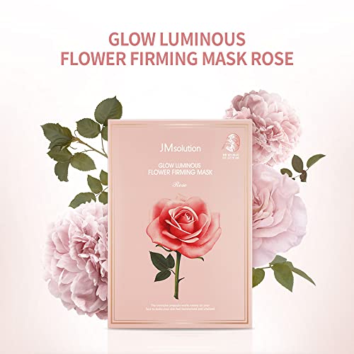 Glow Luminous Flower Firming Mask Rose 10 Sheets