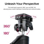 TT38 One Click Opening Vlogging Tripod w Uka F38 Quick (TT38 Tripod)