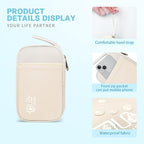 Portable Electronic Organizer Case (D-Double Beige S / Double Layer-S)