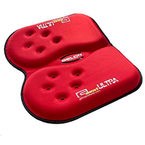 GSeat Ultra Orthopedic Gel and Foam Seat Cushion (Cardinal Red)