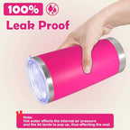 20oz Tumbler Stainless Steel Tumbler Coffee Tumbler with Lid Hot Pink (Hot Pink)