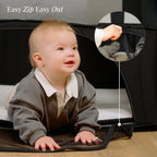 Kinderkraft Cami 3 in 1 Convertible Travel Cot Gray (Grey)