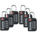 TSA Approved Luggage Lock (BLACK 6 PACK)