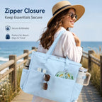 Large Beach Bag for Women (Blue)