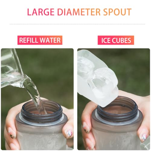 Soft Flasks Soft Running Water Flask Collapsible Soft Water Bottles Small BPA (500 ml/17 oz / Red)