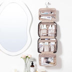Travel Toiletry Bag for women (Medium / Black)