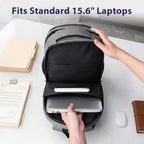Laptop Backpack 15.6 Inch (Grey / 15.6 Inch)
