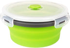 CARTINTS Green Silicone Collapsible Food Storage Containers-Prep/Storage Bowls - Image 3