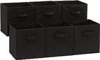 Amazon Basics Collapsible Fabric Storage Cubes Organizer by AmazonBasics