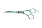 Cricket Shear Xpressions It's All Good 5.75" Professional Hair Cutting Scissors - Barber Scissors, Japanese Stainless Steel for Stylists & Home Use, Dr. Everything Will Be Alright, Mint