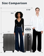 PC+ABS Hardshell Luggage (silver / 28 inch)