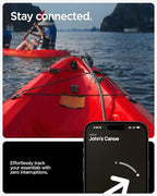 for AirTag Waterproof Case (Black / Adhesive (4-Pack))