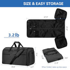 Garment Bags for Travel (Backpack Midnight Grey)