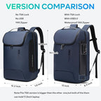 Laptop Backpack for 17.3Inch Notebook (Without Lock+USB / Blue)