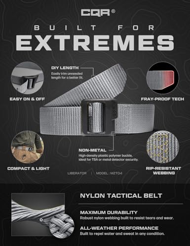 Tactical Belt (Dura Nylon Grey / Small)