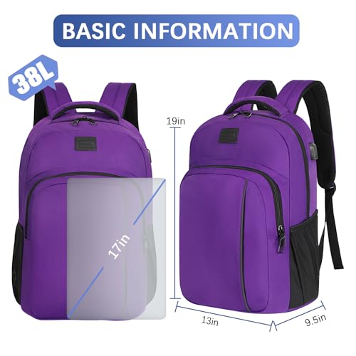 17.3 Inch Laptop Backpack (17.3inch / Purple)