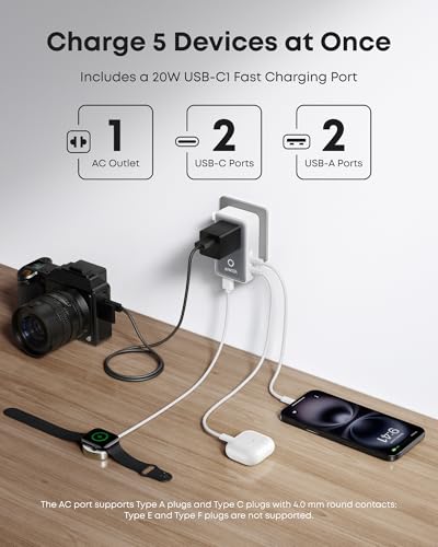 Nano Travel Adapter (White)