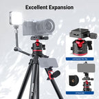 Basics 66.5" 169 cm Travel Tripod for Camera (Basics Travel Tripod)