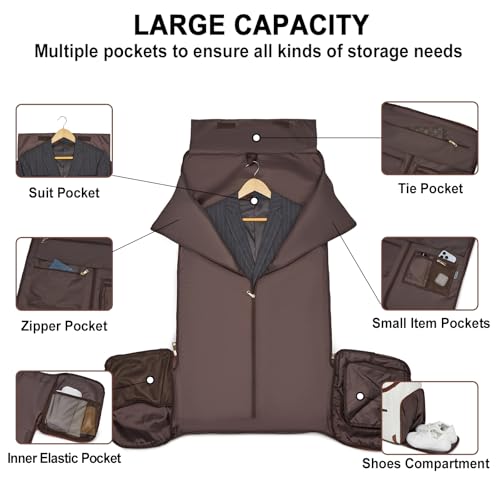 Carry On Garment Bag for Travel (Whtie / Travel)