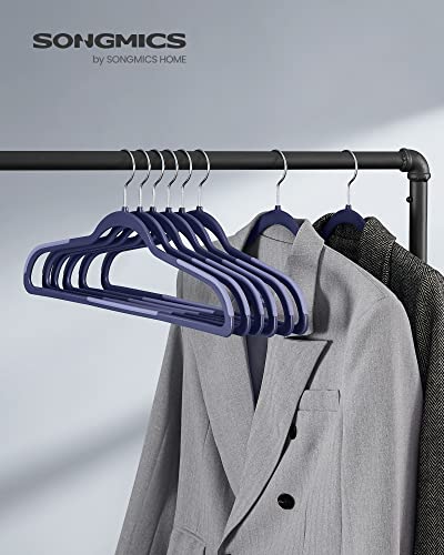 Plastic Clothes Hangers (50 Pack / Light Blue Ash)