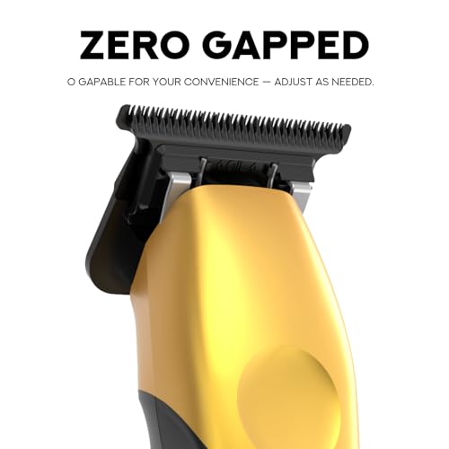 2Spee ST622 Cordless Beard & Hair Trimmer for Men (Gold)