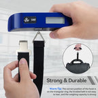 Luggage Scale Dr.meter Travel Essentials Luggage Weight Scale Backlight LCD (Blue)