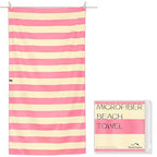 Microfiber Beach Towel Sand (U-sorbet Stripe / Extra Large(67x35"))