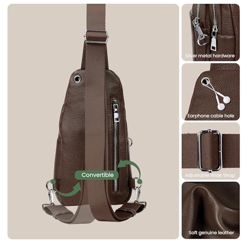 Genuine Leather Anti (Coffee)