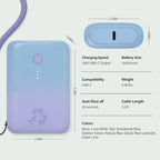 Champ Portable Charger (Glacial Blue Lavender)