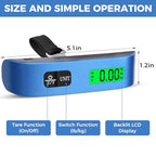 Digital Luggage Scale (Blue)
