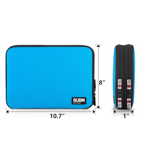 Double Layer Electronics Organizer (Large,2-layer / Blue)