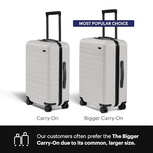 Bigger Carry On Luggage (Cloud Gray)