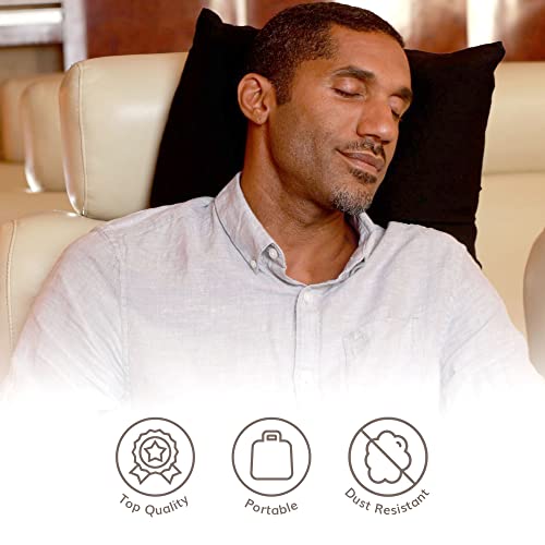 Travel Pillow for Airplanes (Jet Black)