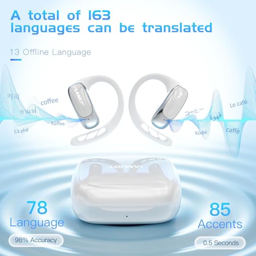 Language Translation Earbuds (White)