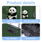 Luggage Cover Washable Suitcase Protector Anti (Panda bamboo / XL(fits 32-34Inch suitcase))