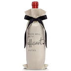 1 PCS Black Bow Ribbon Ideas Engagement Gift Wine Bag (Wedding Wine Bag Style 14)