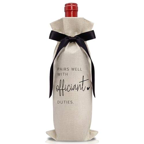 1 PCS Black Bow Ribbon Ideas Engagement Gift Wine Bag (Wedding Wine Bag Style 14)