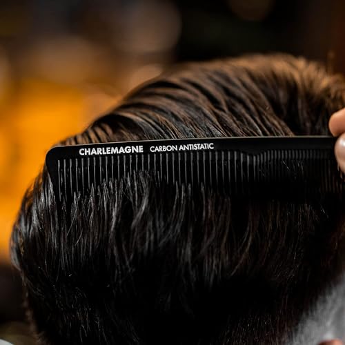 Fine Tooth Hair Comb for Men (Black)