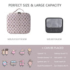 Makeup Bag with Led Mirror (Pink-1 / with LED mirror)