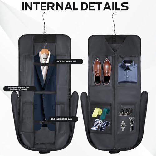 Garment Bags for Travel (Black)