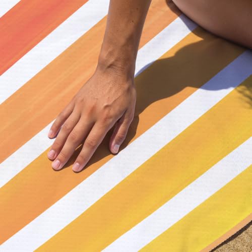 Microfiber Beach Towel for Adults with Bag (Sunset / Extra Large 78x35")