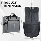 Garment Bags for Travel (Grey)