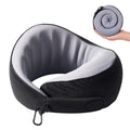 Travel Neck Pillow Airplane Neck Support Ergonomic Design for Traveling (Cool Light Pink / Standard)