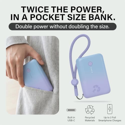 Champ Portable Charger (Glacial Blue Lavender)