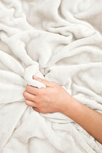 Travel Blanket and Pillow (Off-white)