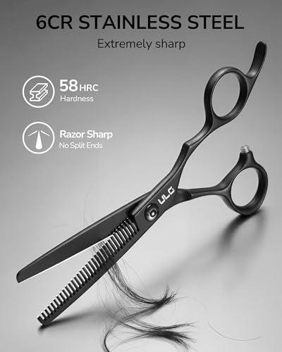 Seamless Thinning Shears (Matte Black Seamless Shears)