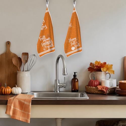 Fall Football Kitchen Towels 4 PCS